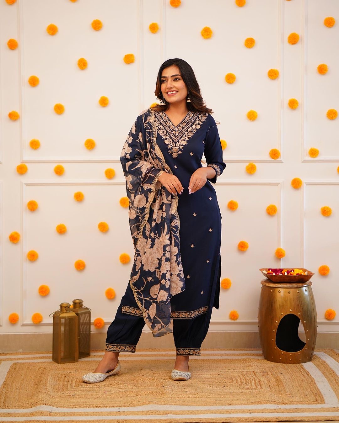 Heavy modal silk suit set