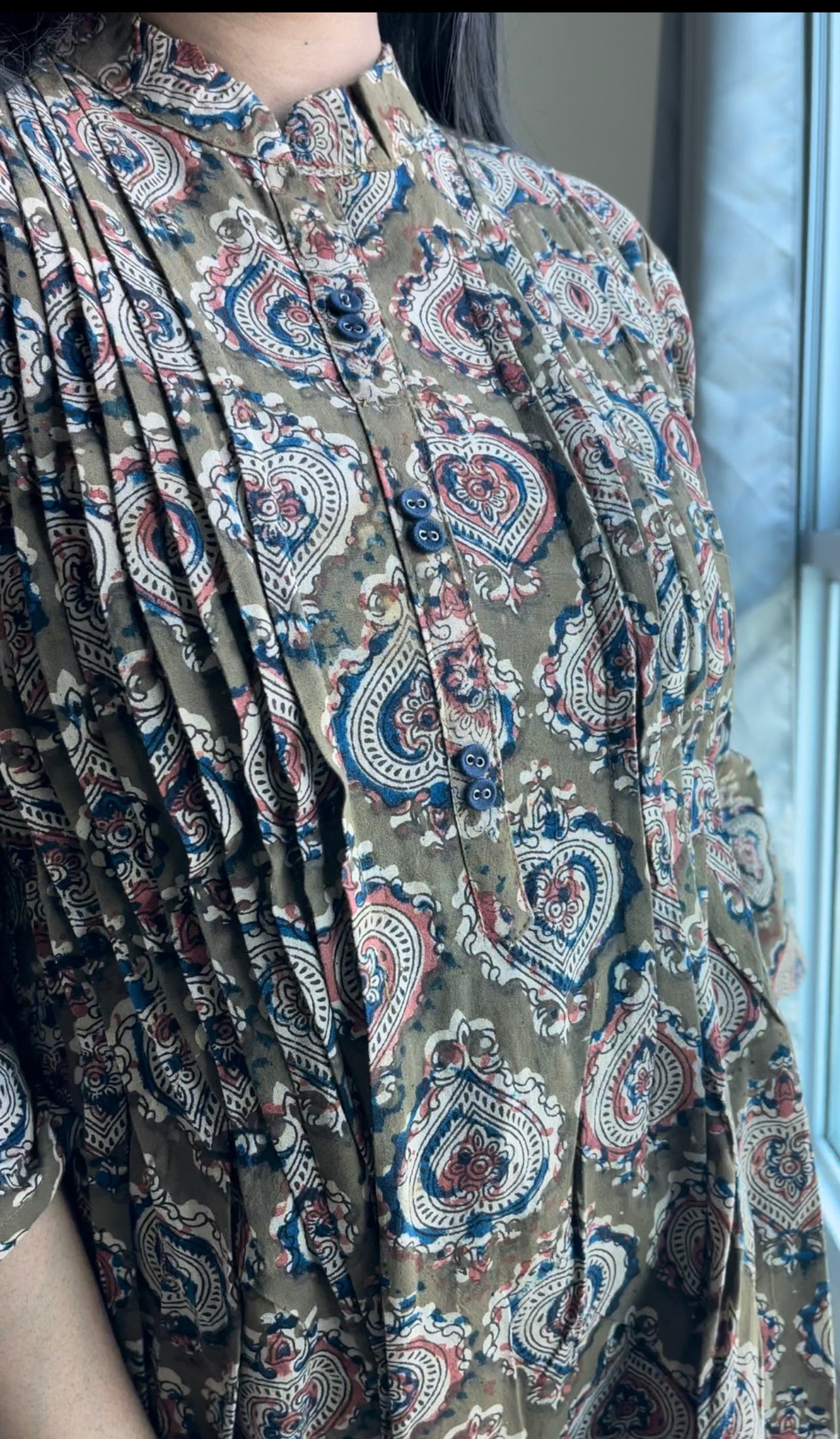 Cotton kalamkari top