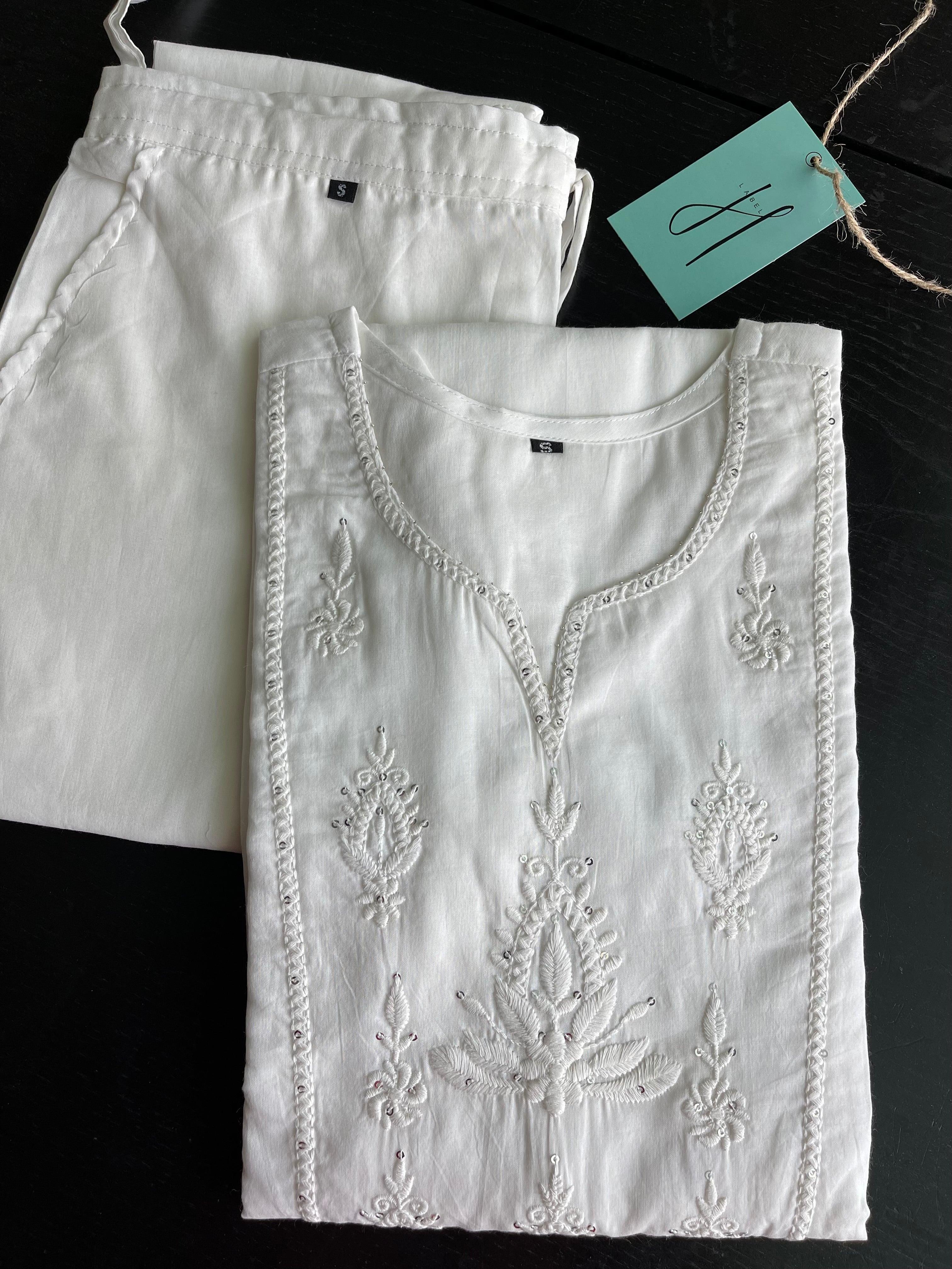 Mul cotton kurta and pant set