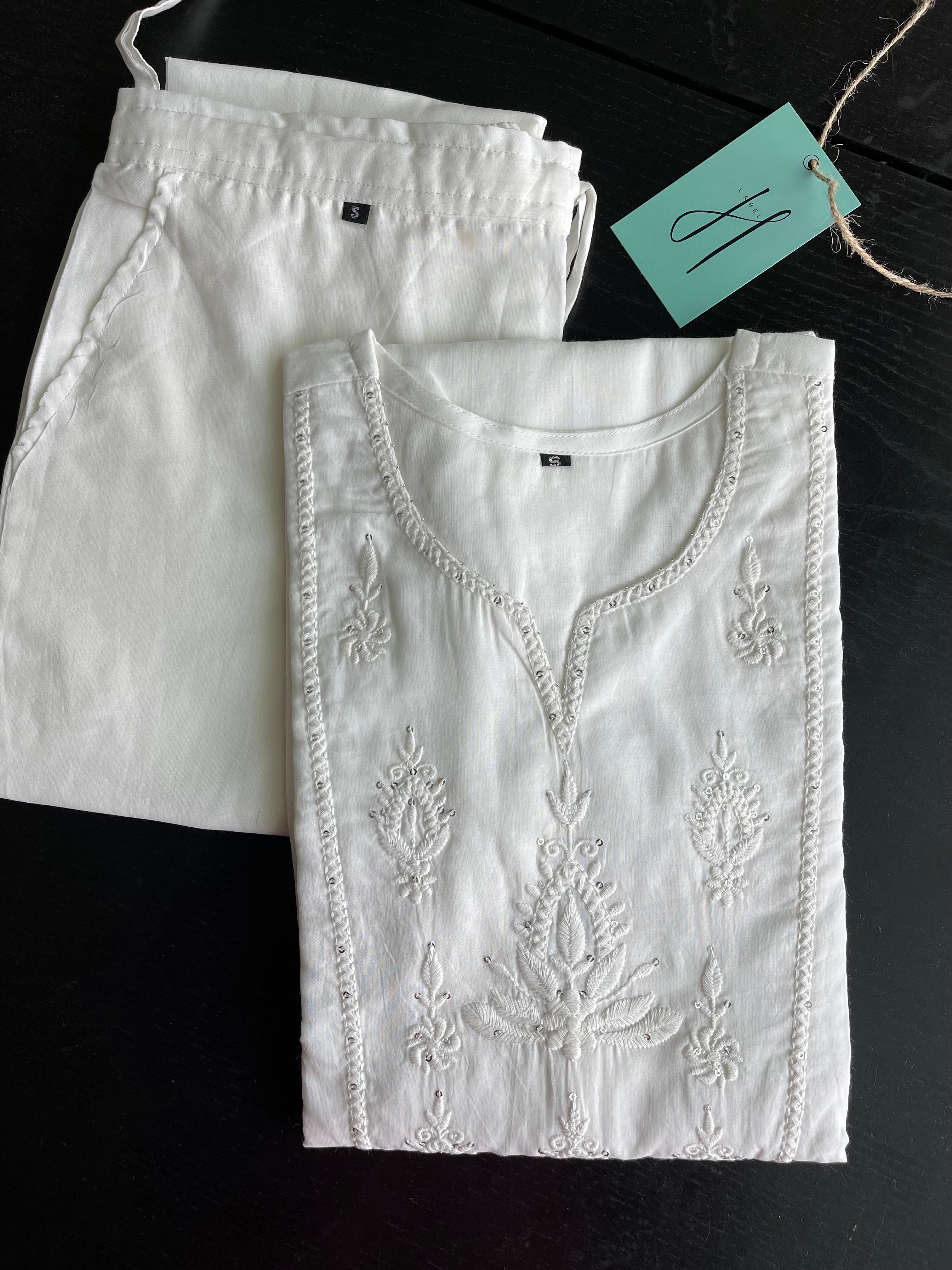 Mul cotton kurta and pant set