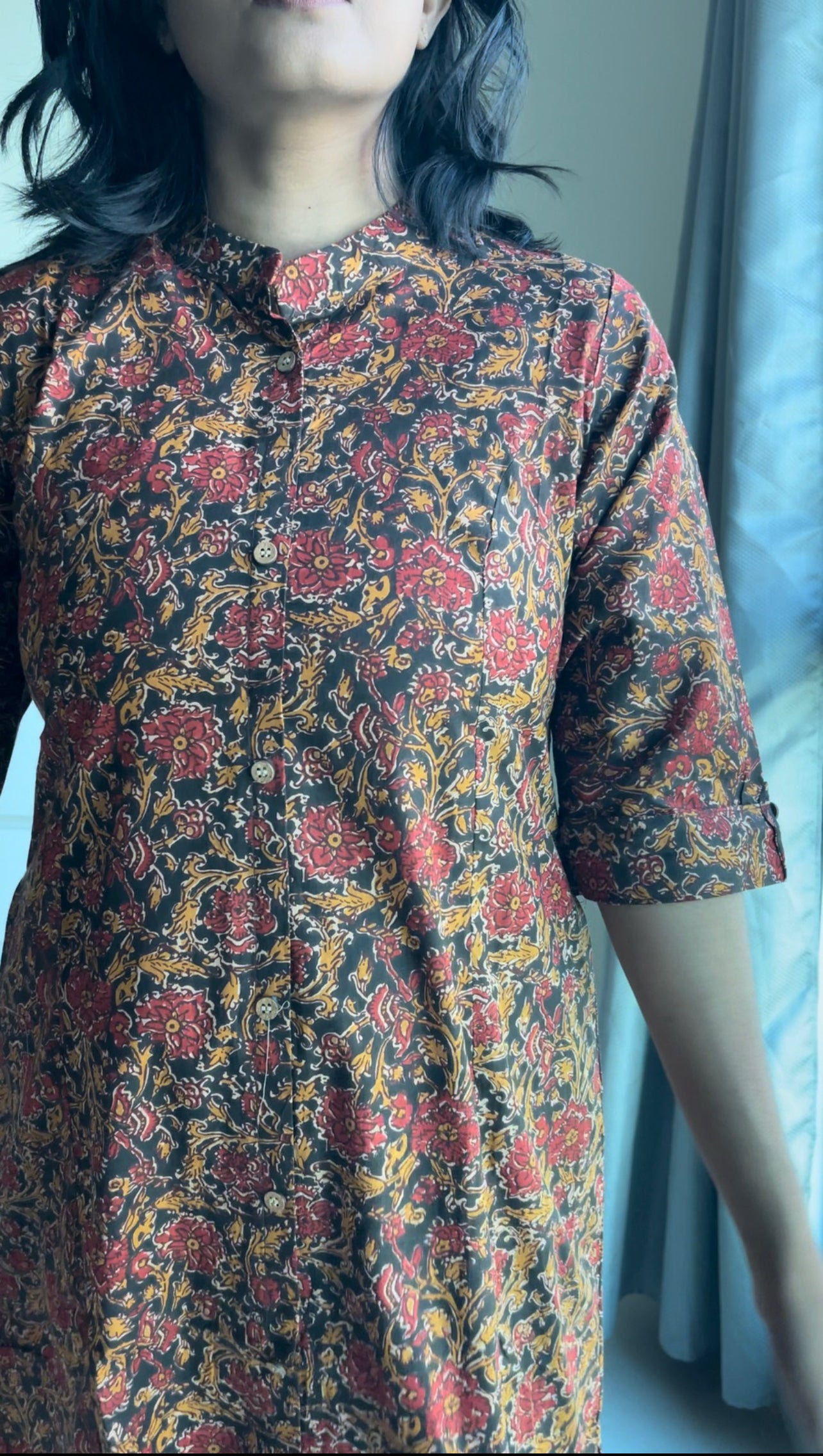 Cotton kalamkari kurta