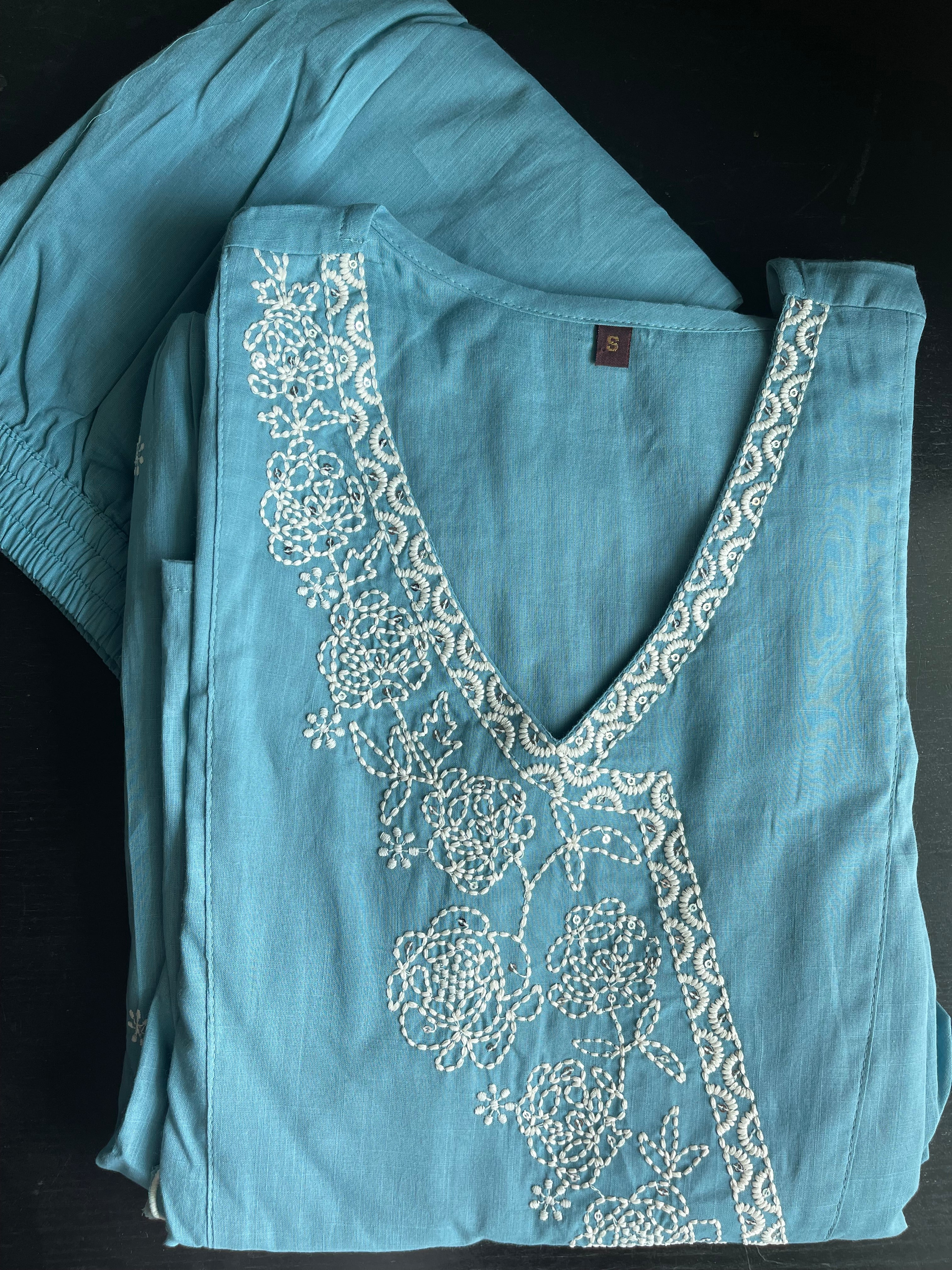 Cotton kurta and pant set