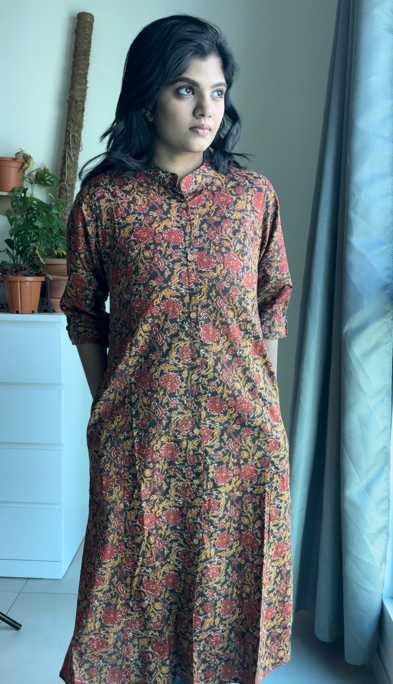 Cotton kalamkari kurta