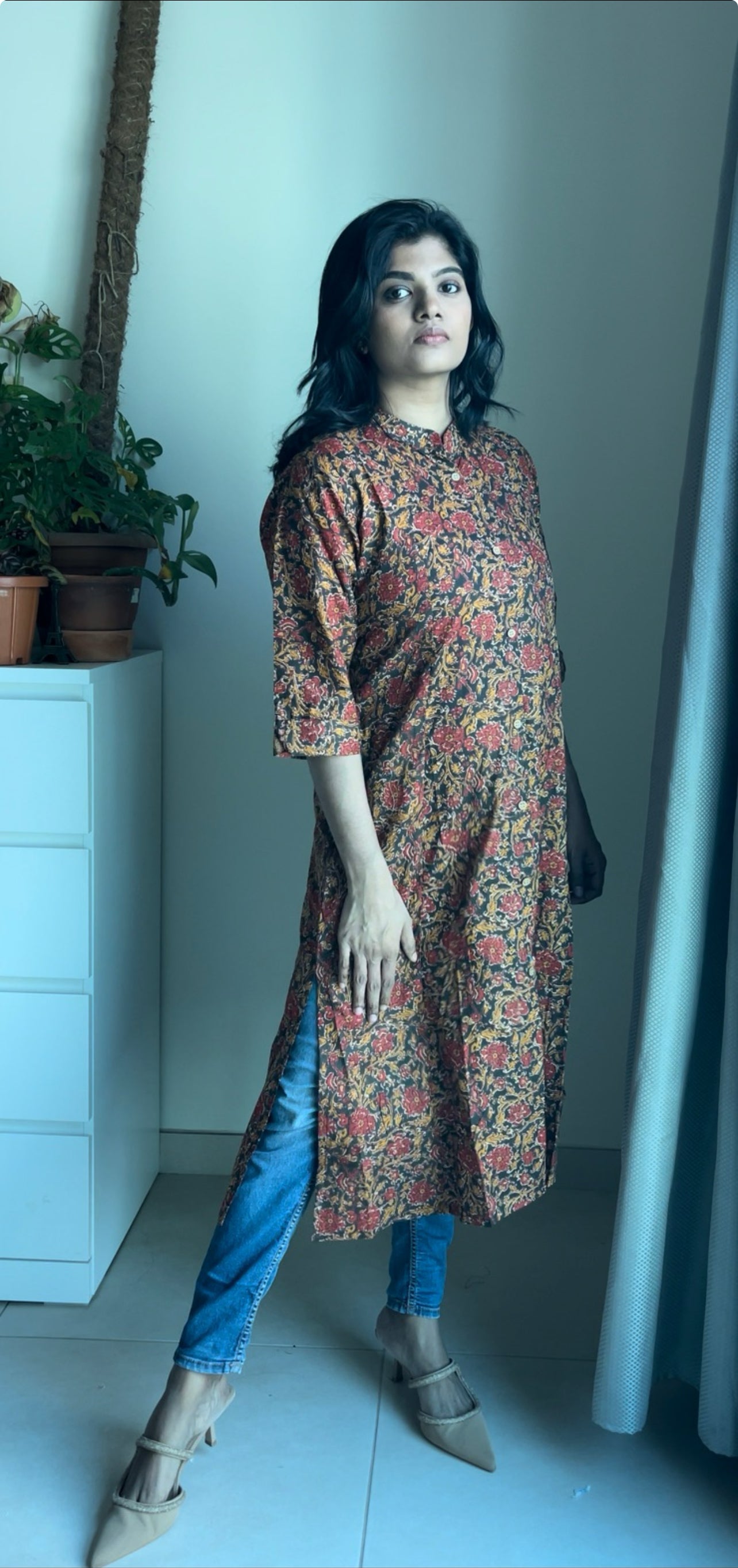 Cotton kalamkari kurta