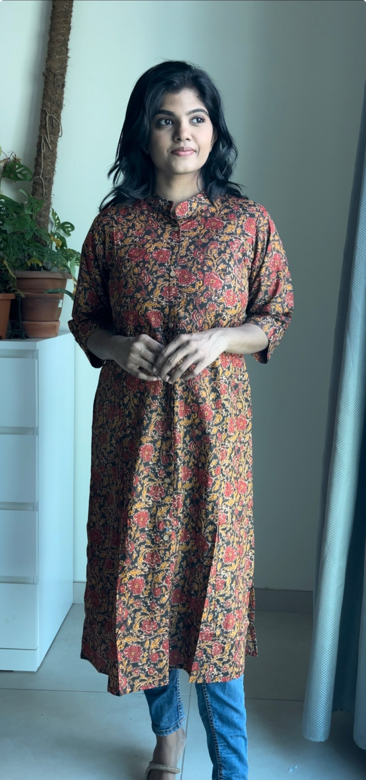 Cotton kalamkari kurta