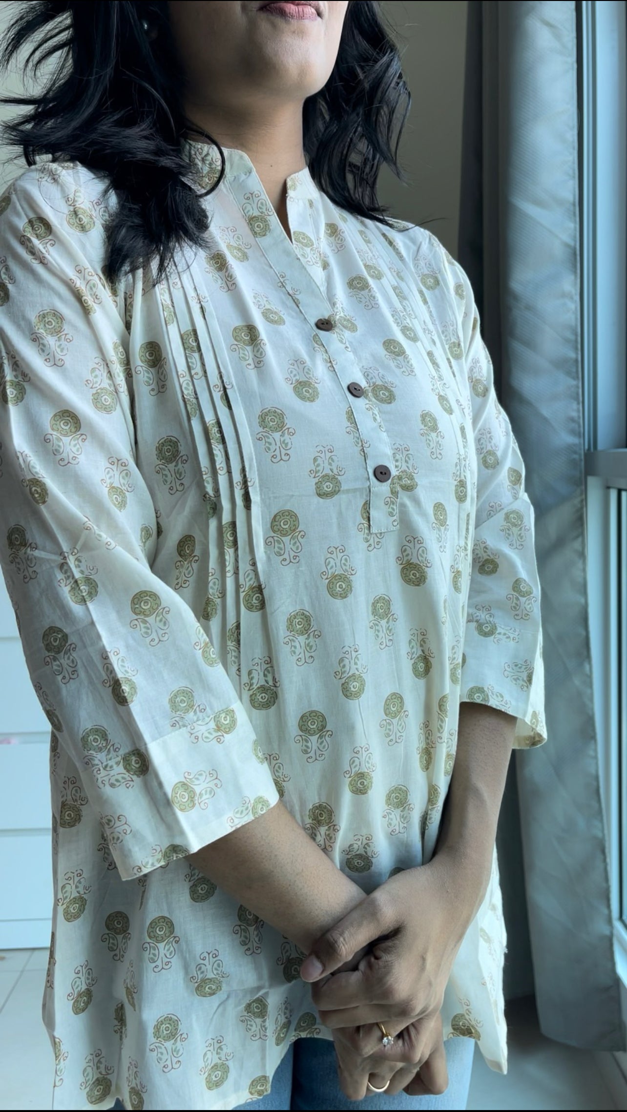 Rayon short kurta