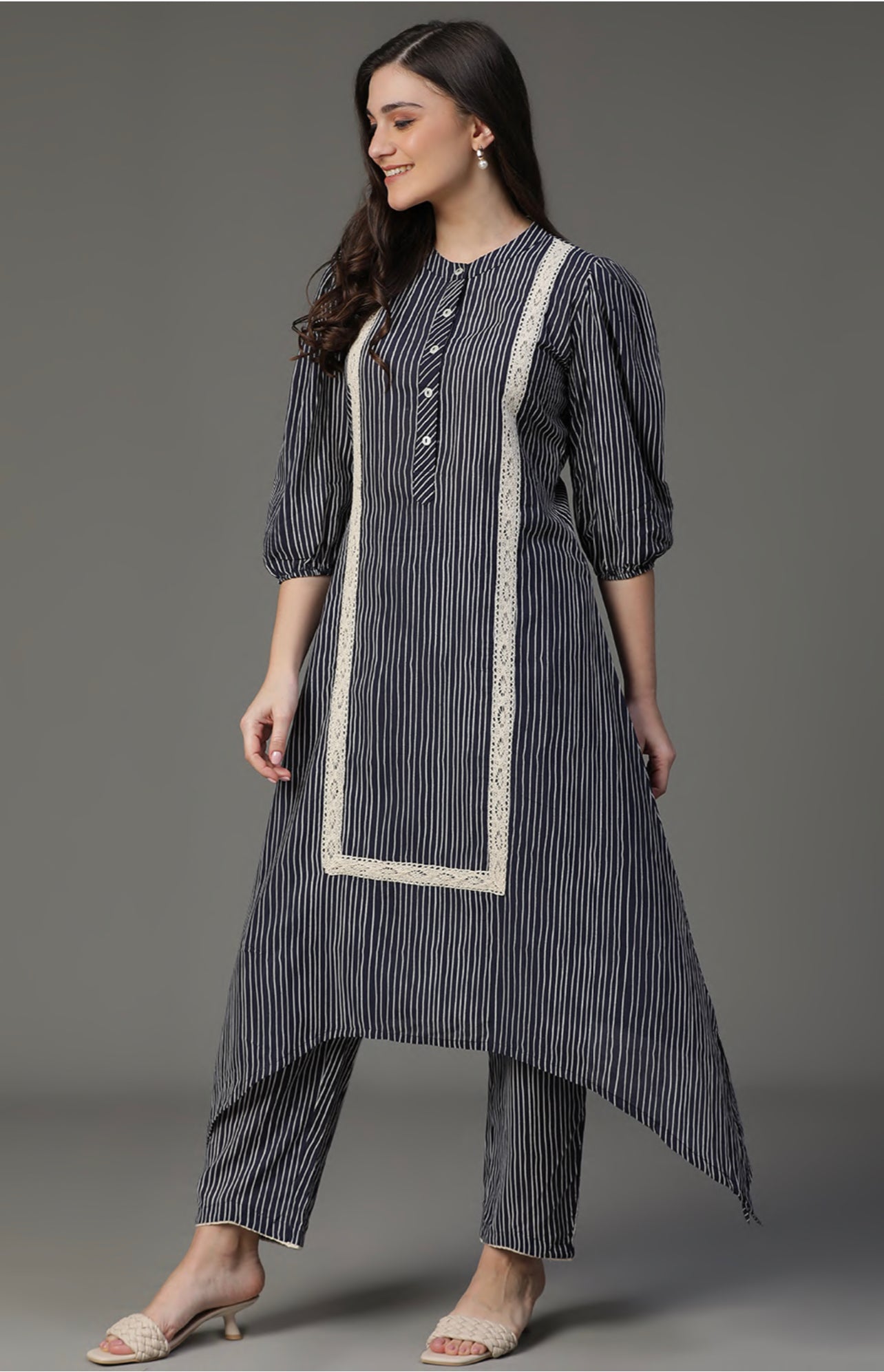 Cotton kurta and pant set