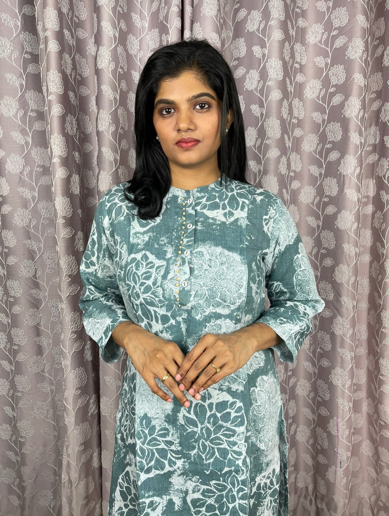 Cotton linen kurta